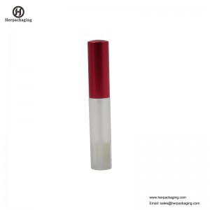 HCL302 أنابيب بلاستيكية شفافة لمعان الشفاه الفارغة لمنتجات التجميل الملونة توافدت لمعان الشفاه