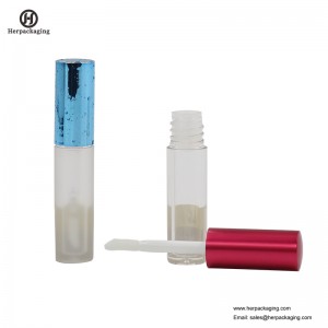 HCL307 أنابيب بلاستيكية شفافة لمعان الشفاه الفارغة لمنتجات التجميل الملونة توافدت لمعان الشفاه